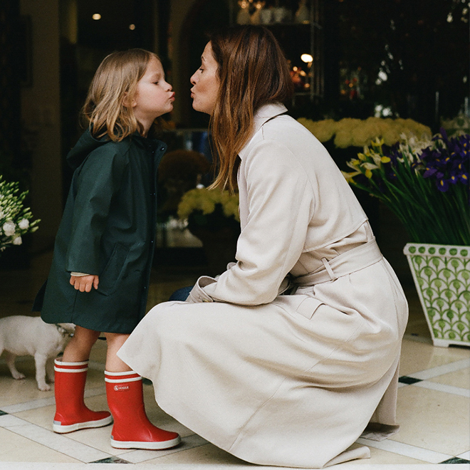 Claire Thomson-Jonville and Grégory, Georgia 2 years old, Étienne