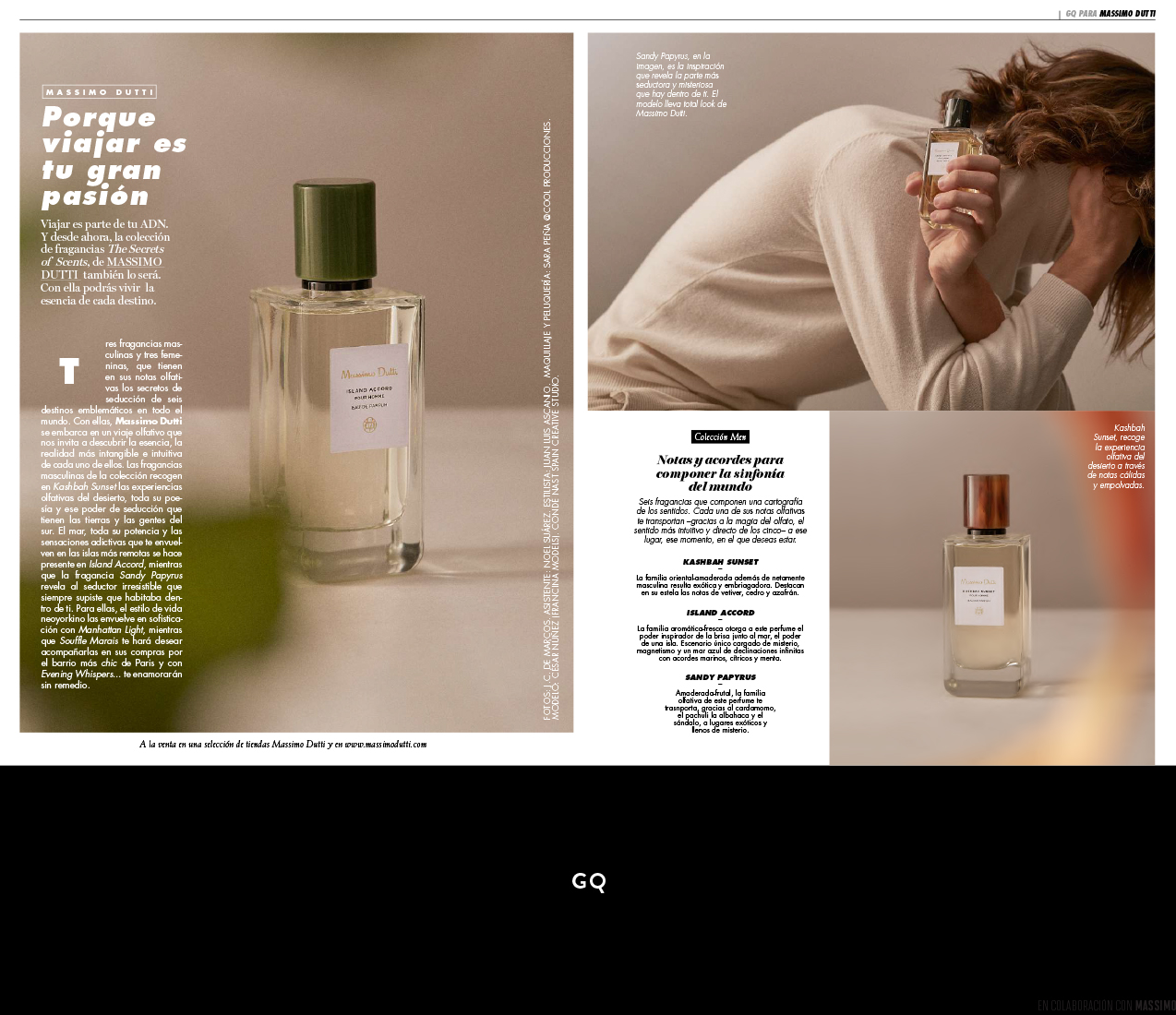 Massimo Dutti Scents Collection | Paper