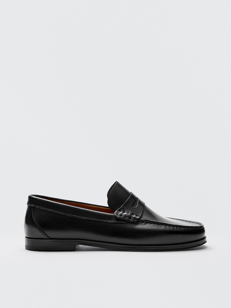 BLACK PENNY LOAFERS 