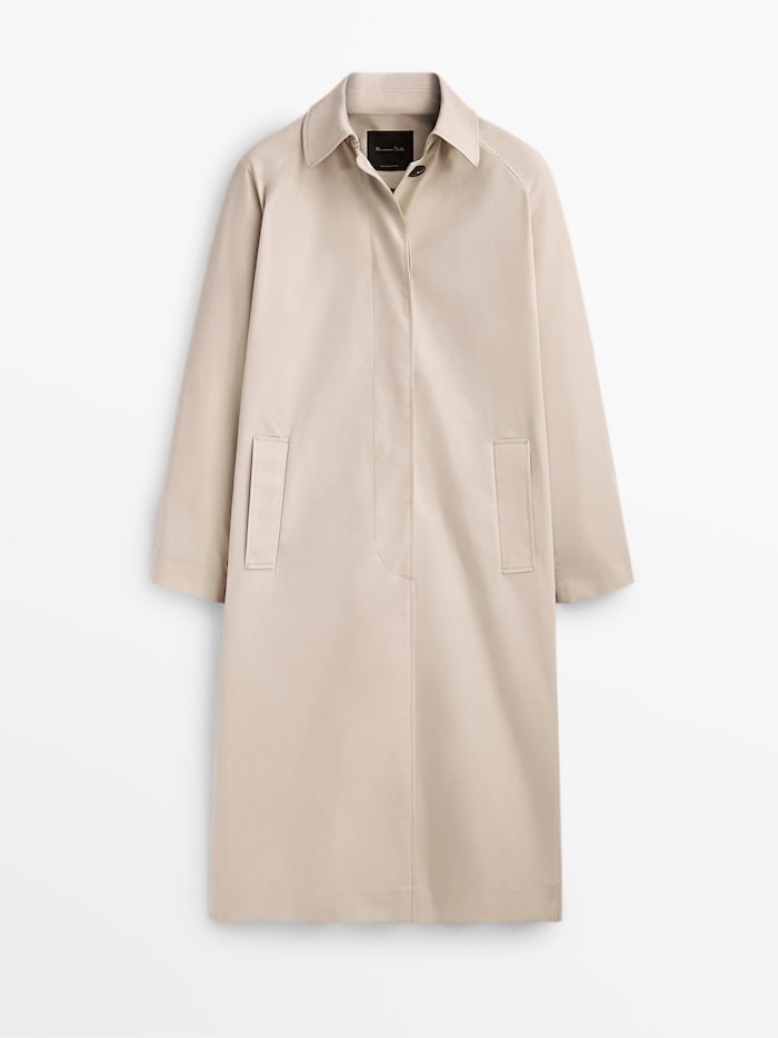 TRENCH COAT WITH SIDE VENTS 