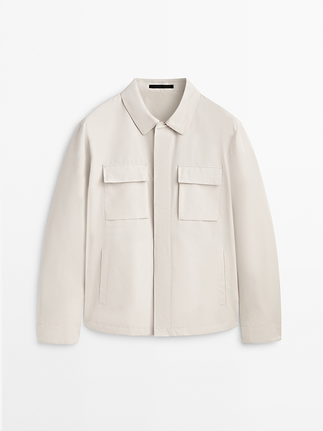 TECHNICAL OVERSHIRT WITH POCKETS 