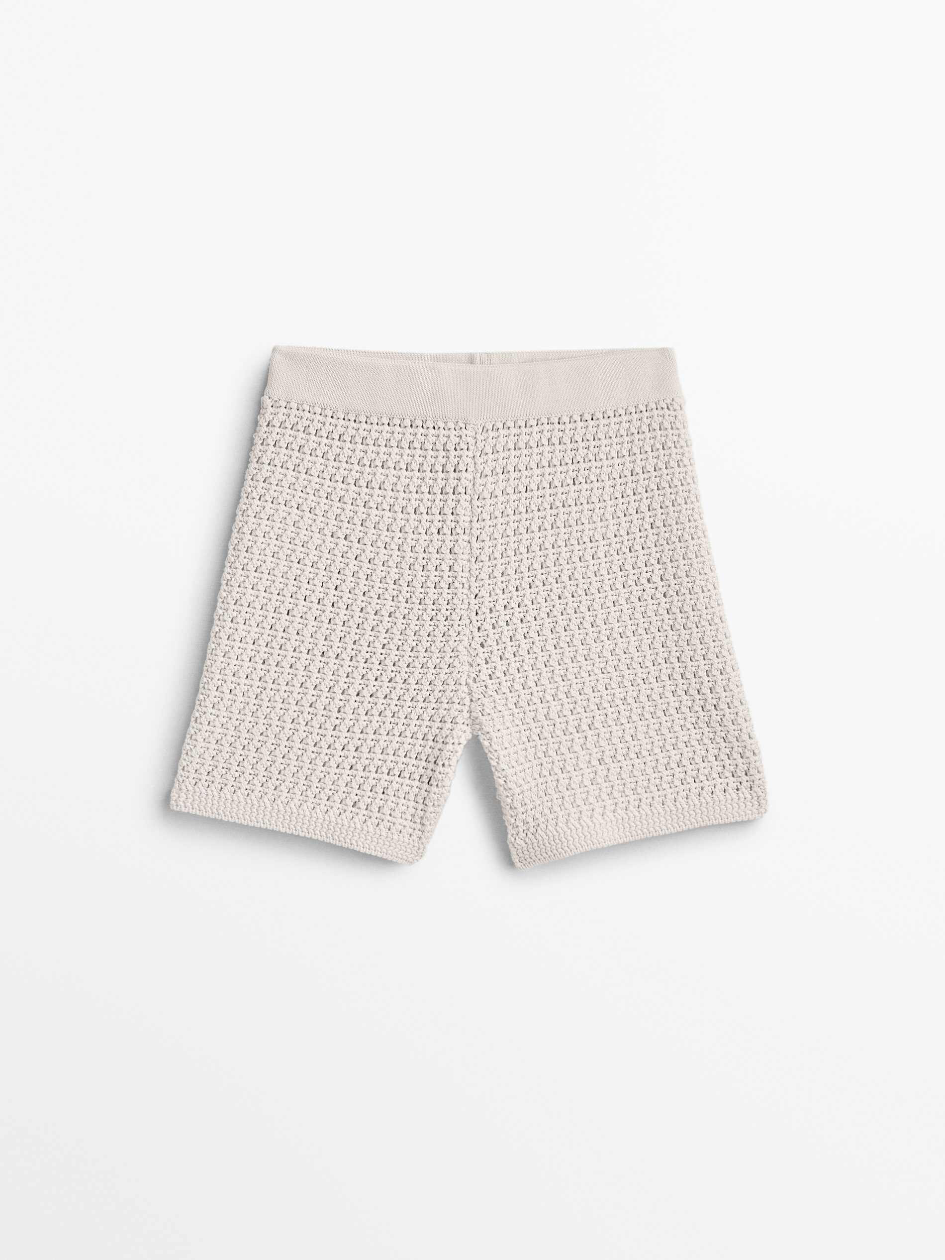 CROCHET KNIT SHORTS  