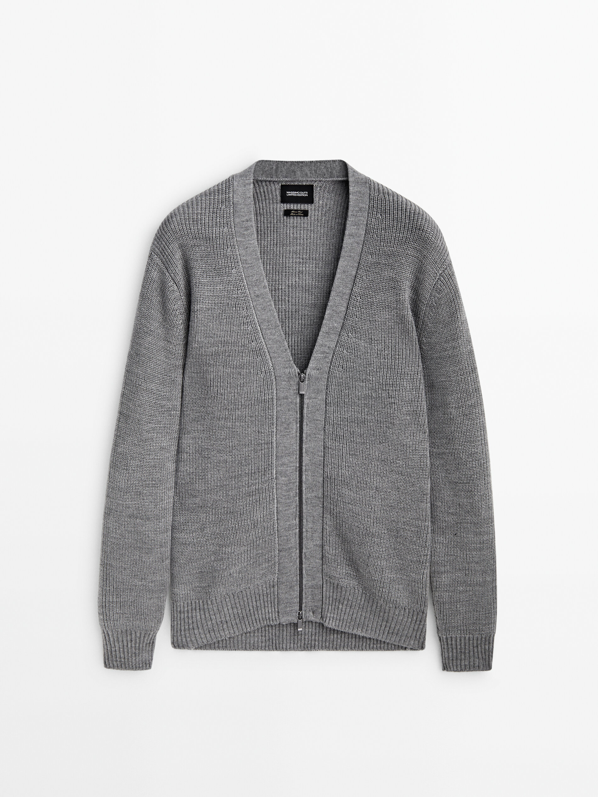 KNIT CARDIGAN WITH ZIP - LIMITED EDITION
