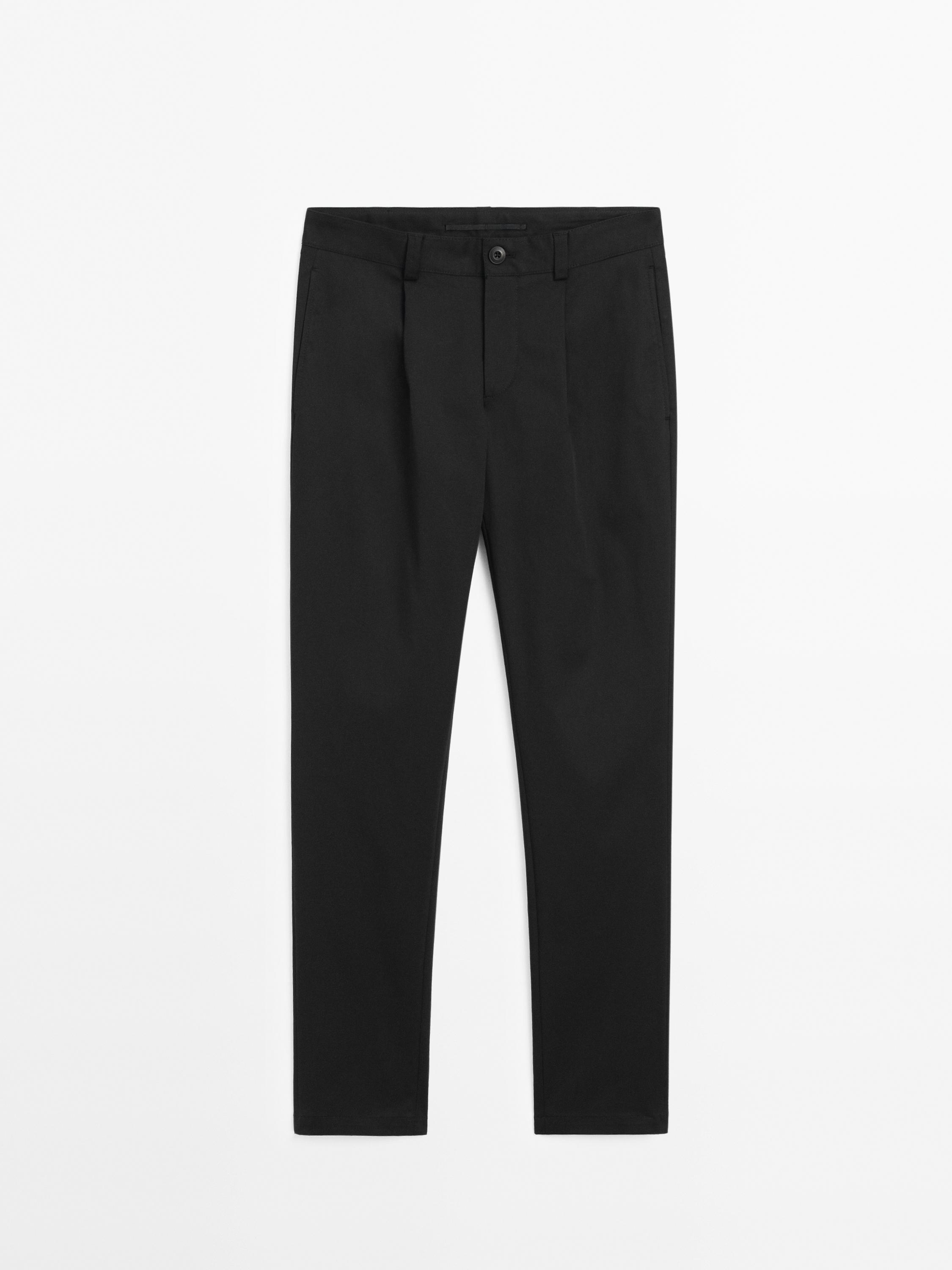 STRETCH TWILL TROUSERS