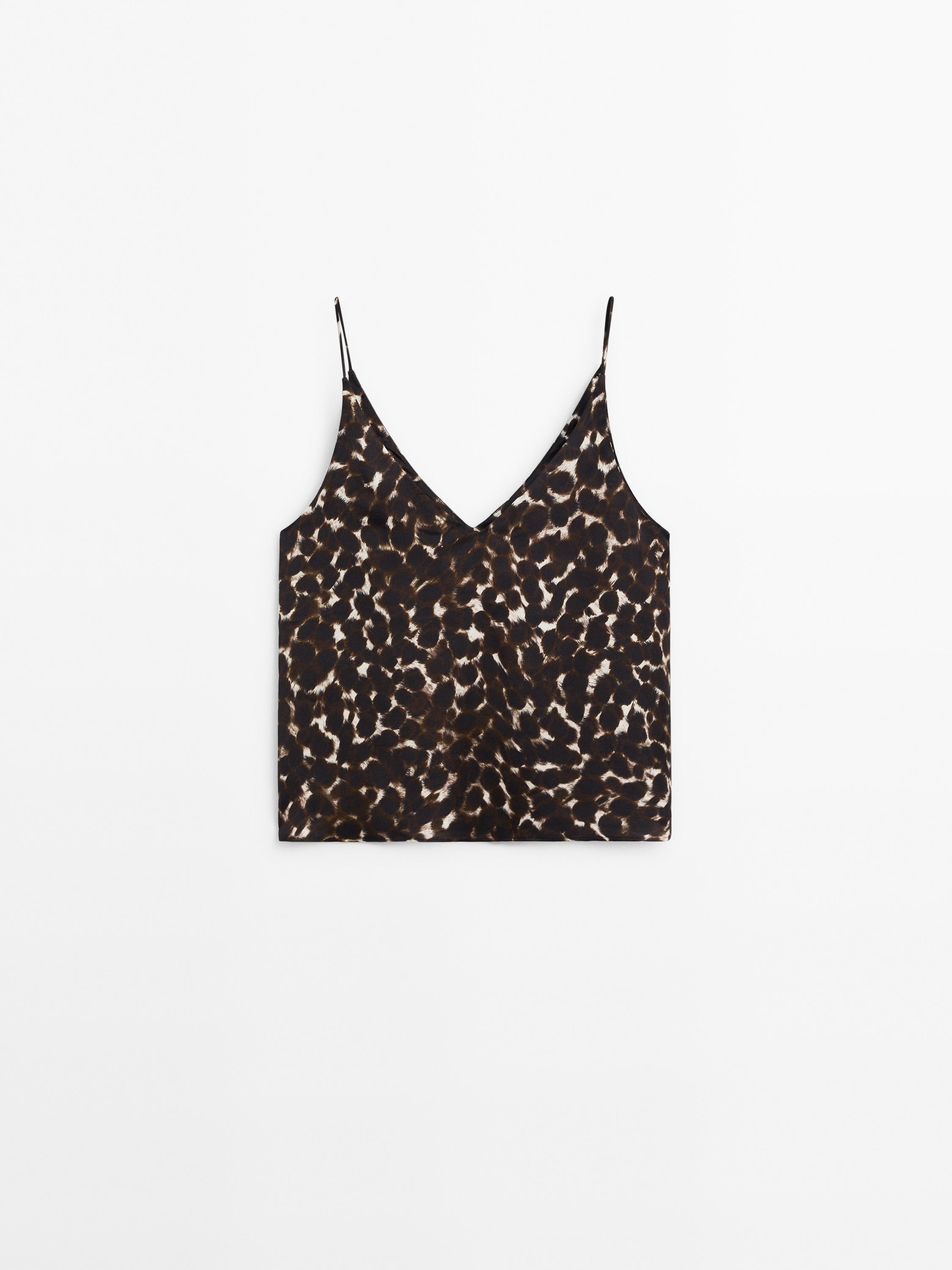 TOP TIRANTES ANIMAL PRINT CONJUNTO