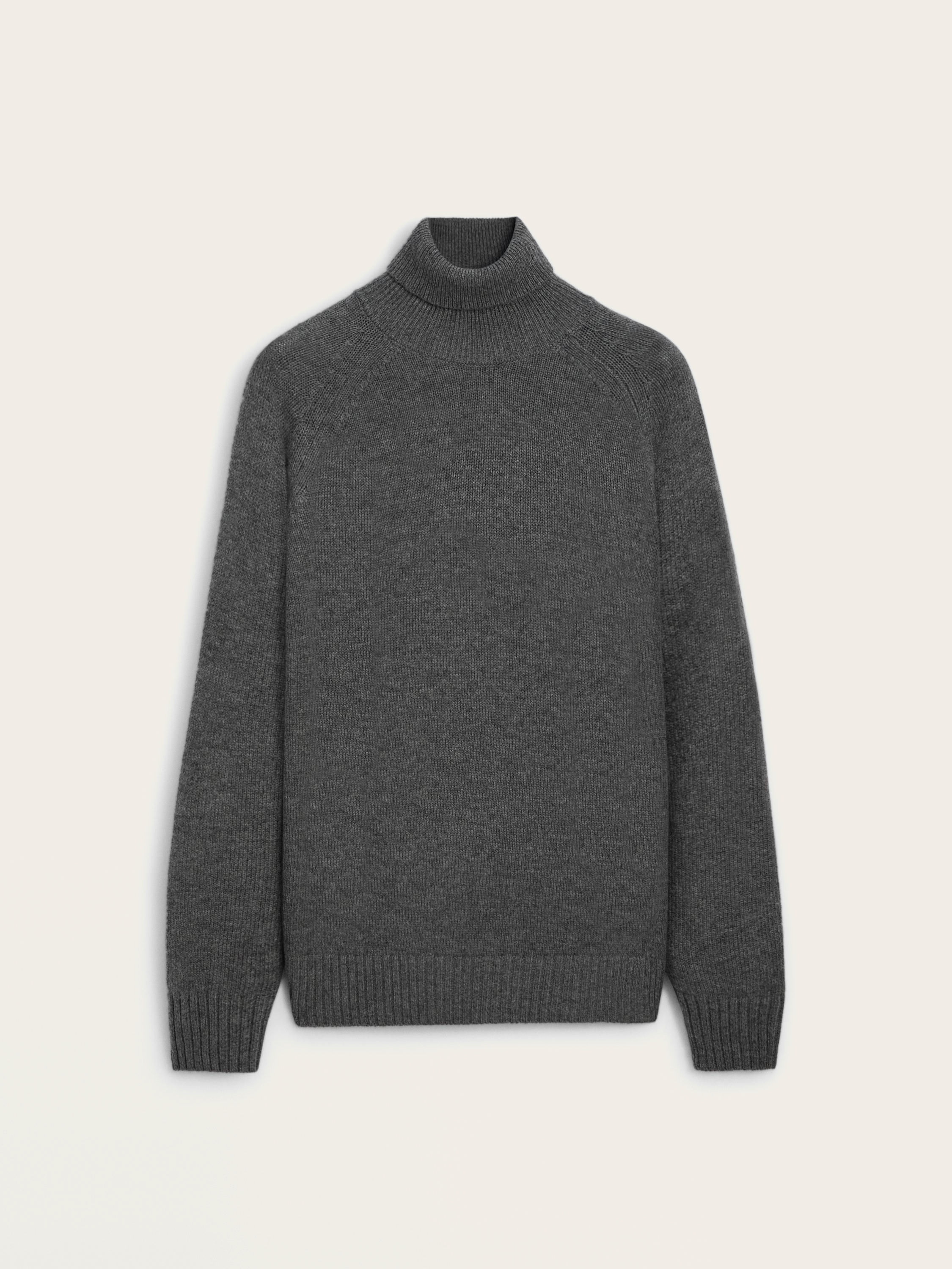 WOOL BLEND HIGH NECK SWEATER - LIMITED EDITION 