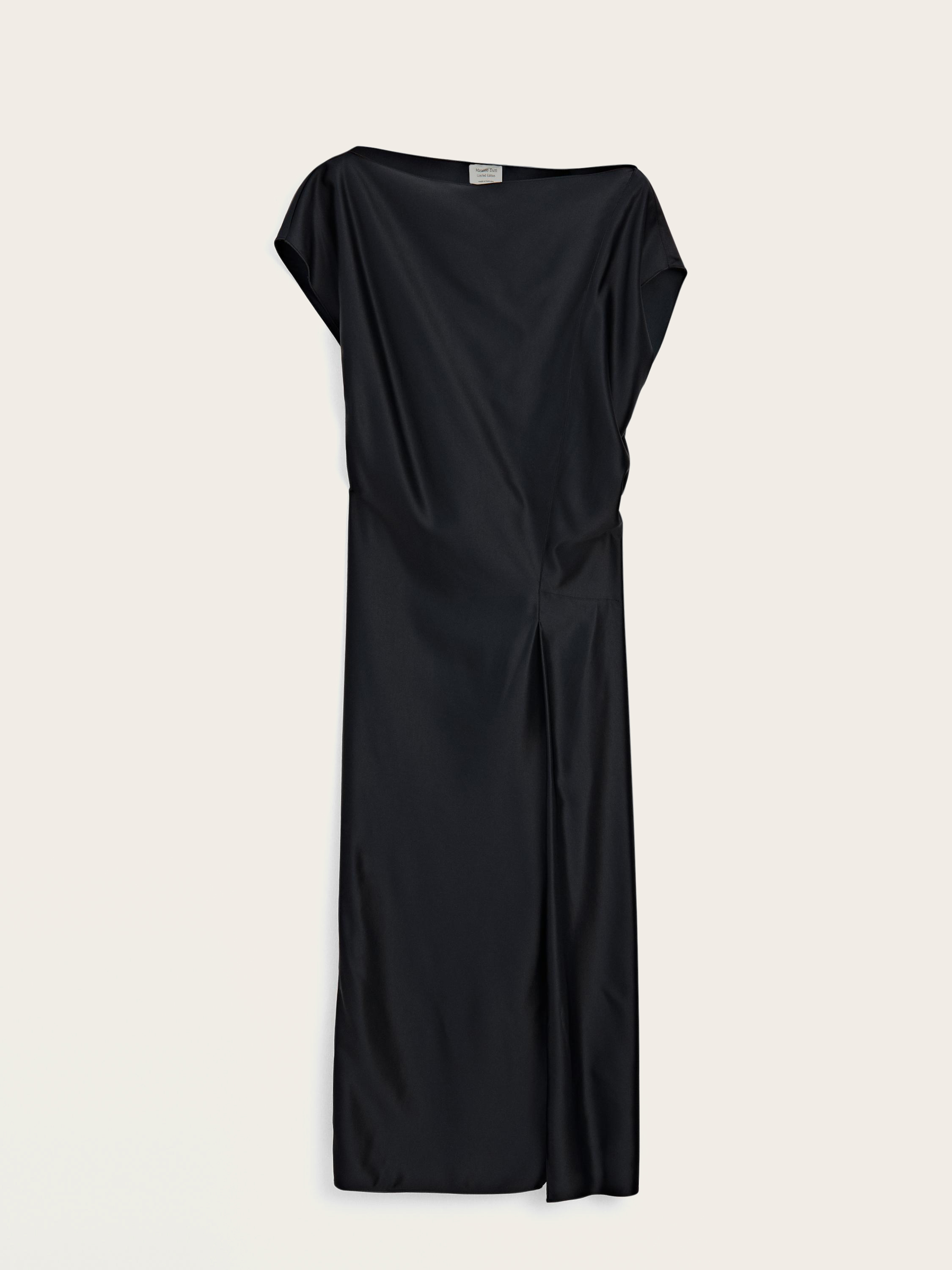 Pleated satin midi dress - Limited Edition 