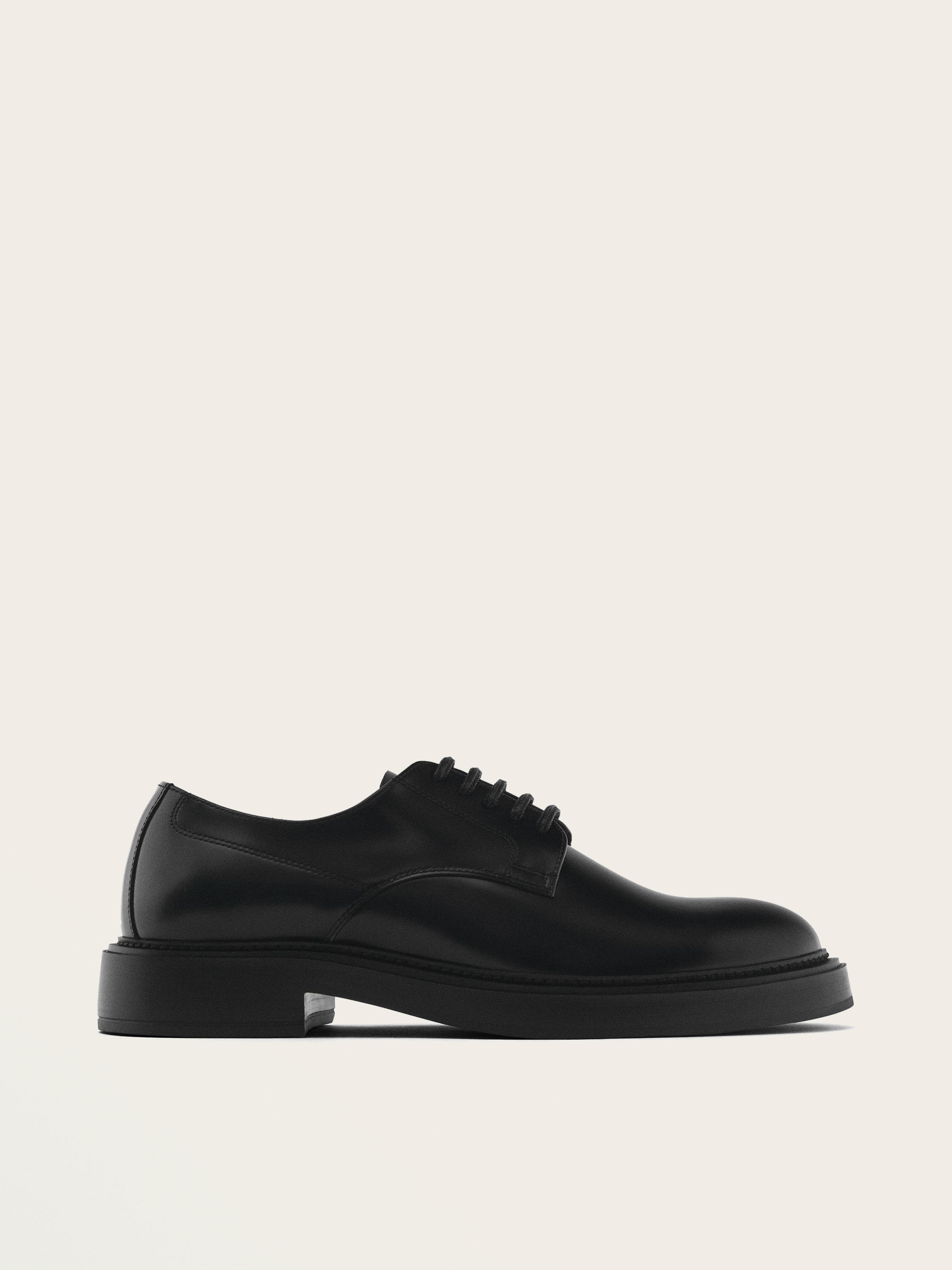 LEATHER DERBY SHOE