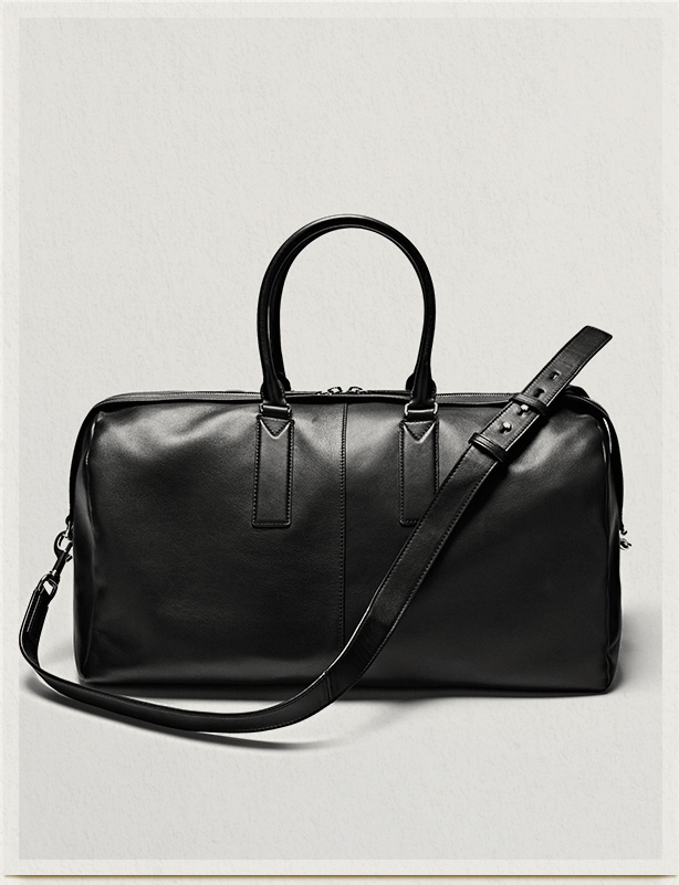 nappa leather travel bag