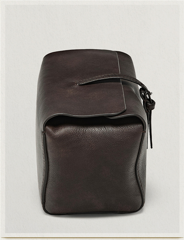 nappa leather toiletry bag