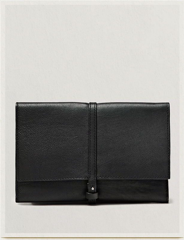 nappa leather travel case