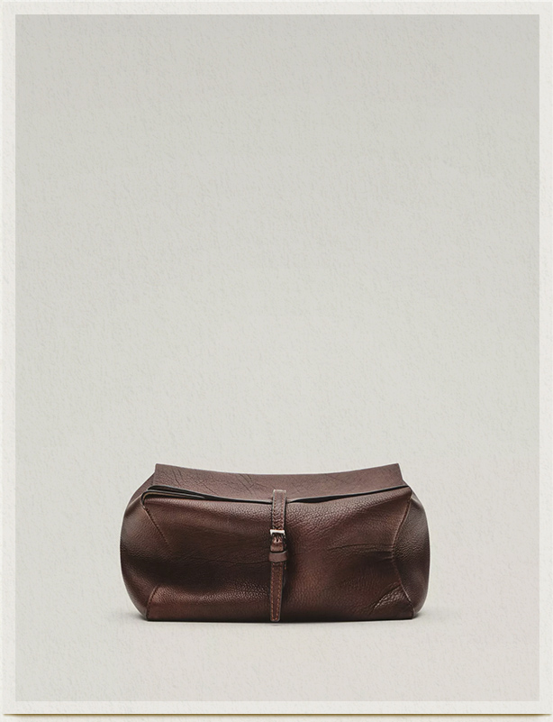 leather travel toiletry bag
