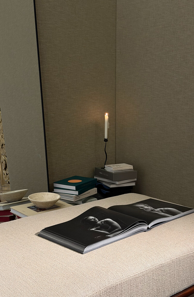 Interior with candle and My Gaudí books Book Day Barcelona 2026