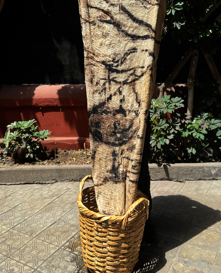 Tiger bamboo from Java in wicker basket RF Studio ArtInProgress Salone Milan 2026