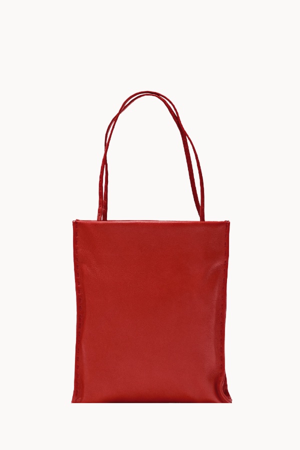 Bolso de doble compartimento de piel napa