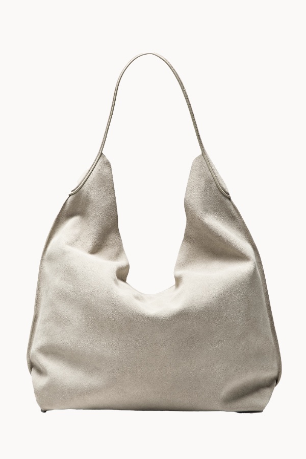 Bolso maxi de hombro de piel serraje