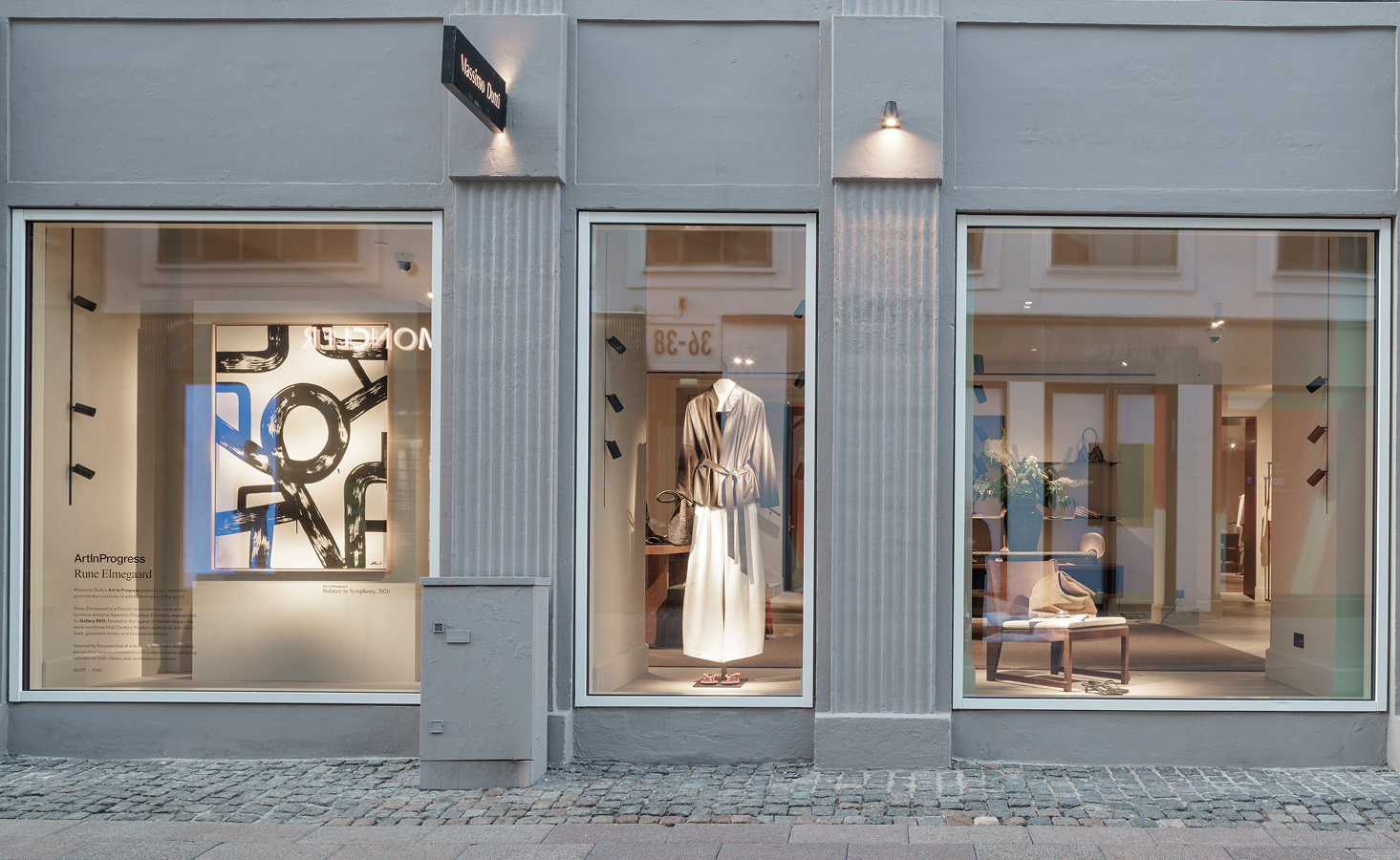 Escaparate Massimo Dutti — Østergade 35, Copenhague