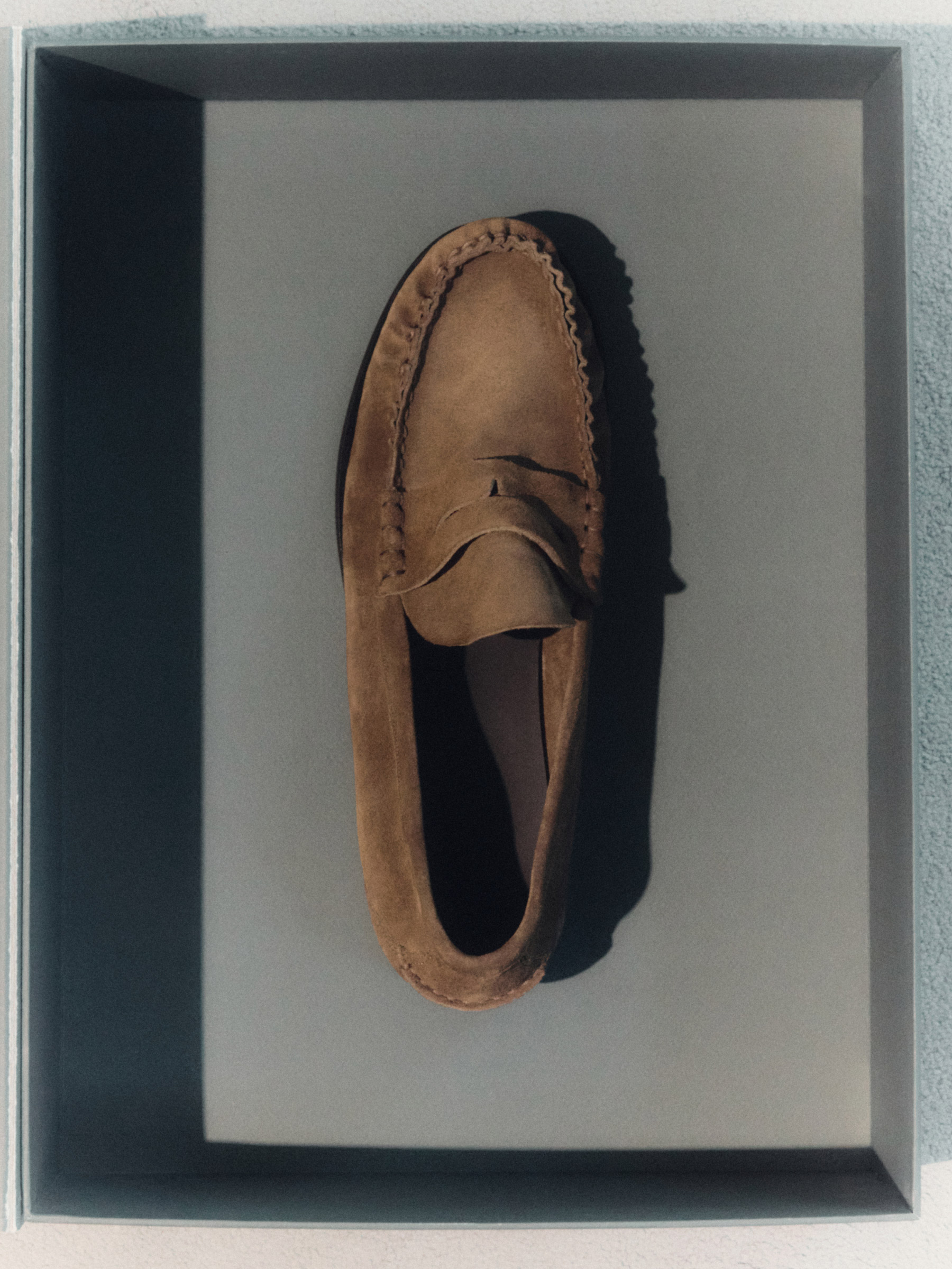 Mocasín antifaz de piel soft — Massimo Dutti