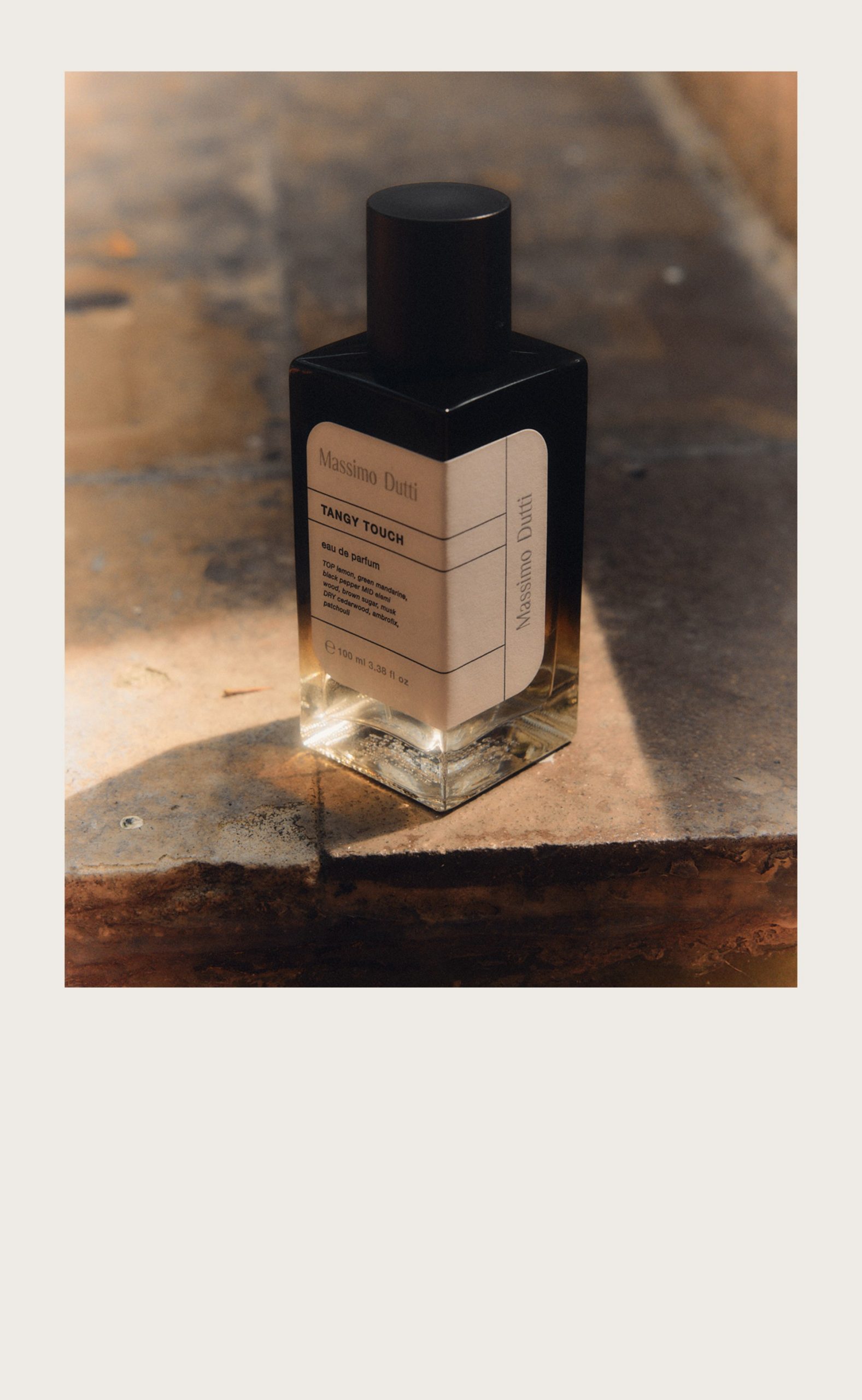 Bodegón con eau de parfum de la colección Citrus — Massimo Dutti