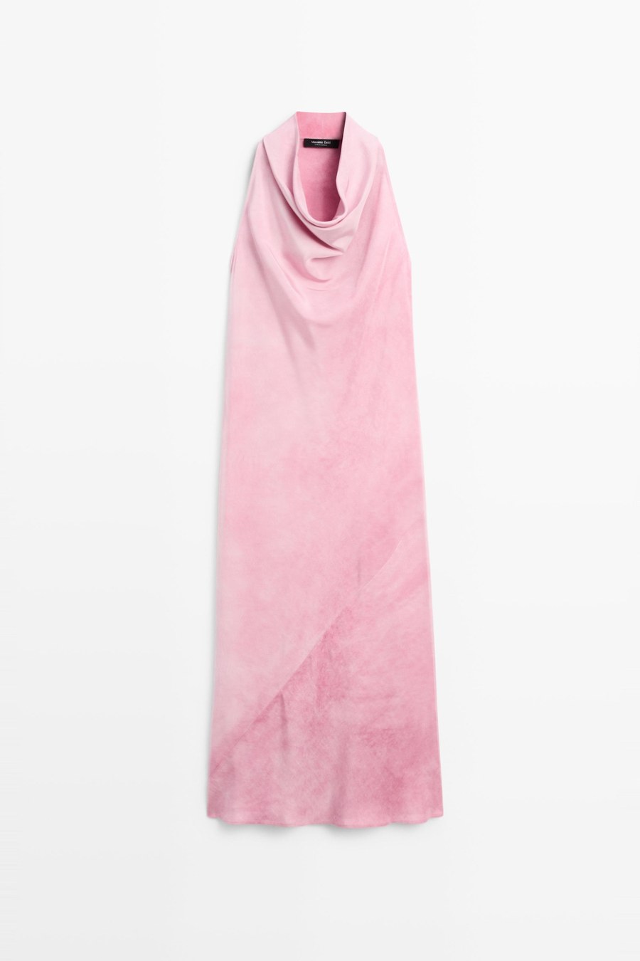 Draped flowing midi dress — Massimo Dutti Summer Nights