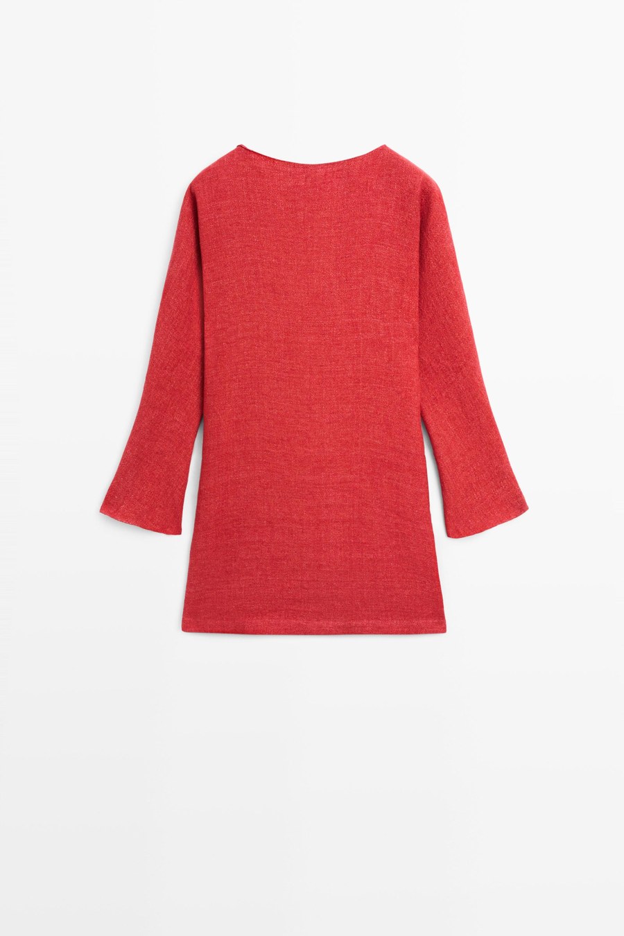 Long-sleeved mini dress — Massimo Dutti Summer Nights