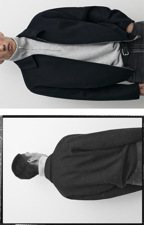 Double-faced wool-blend jacket and long coat — Massimo Dutti