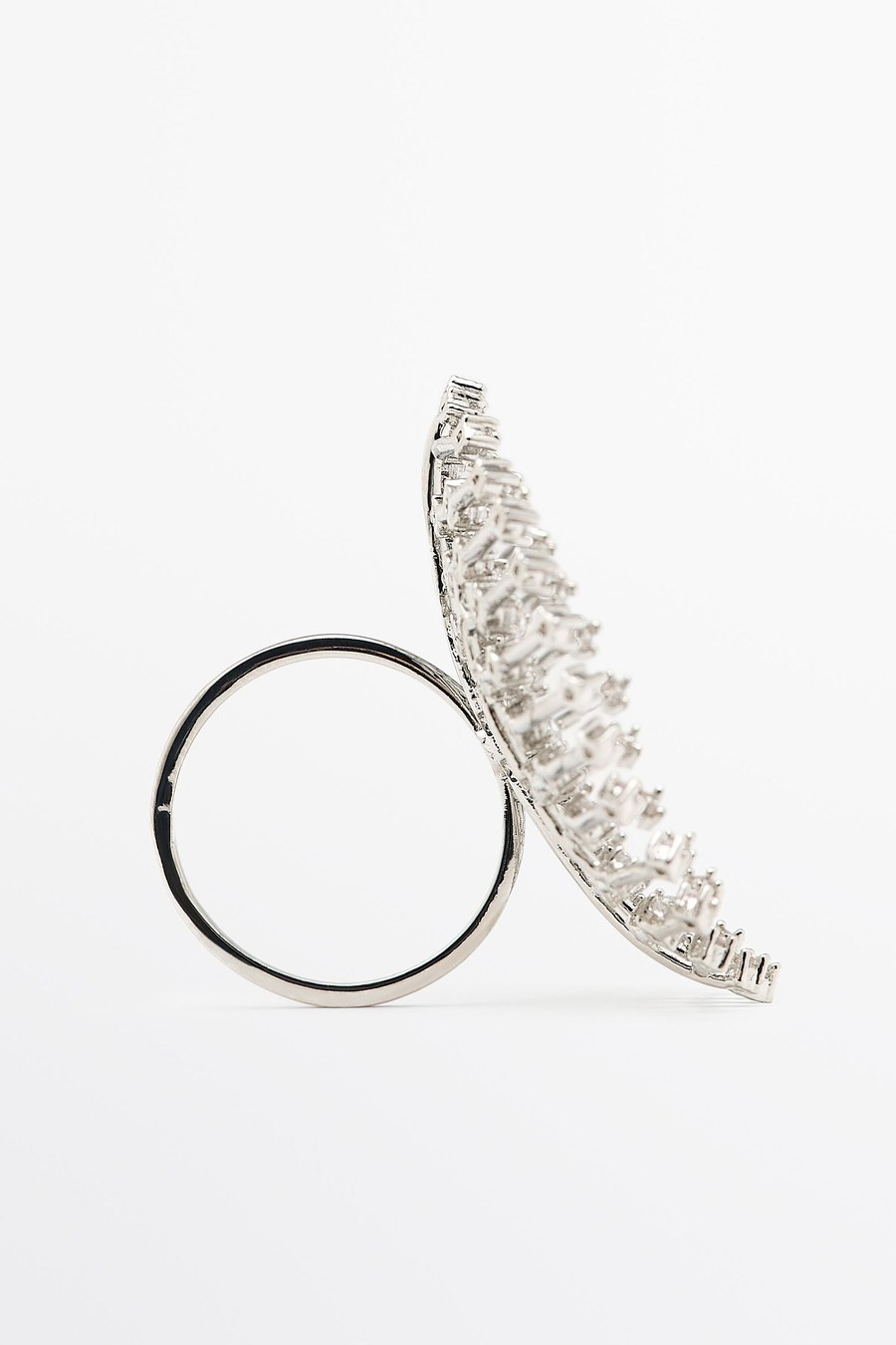 Panoramic rhinestone ring — Massimo Dutti Summer Nights