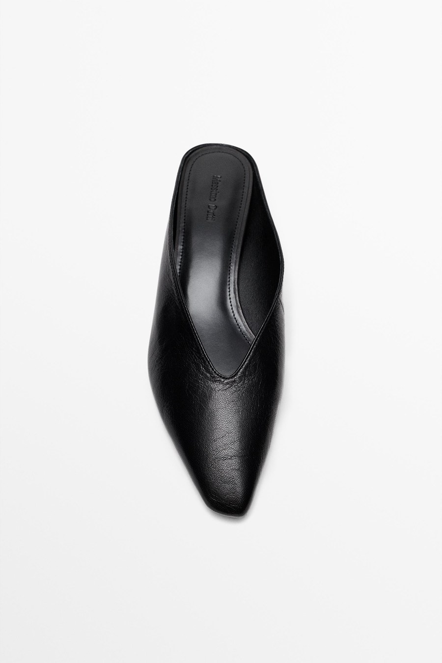 Soft leather mule shoes — Massimo Dutti Summer Nights