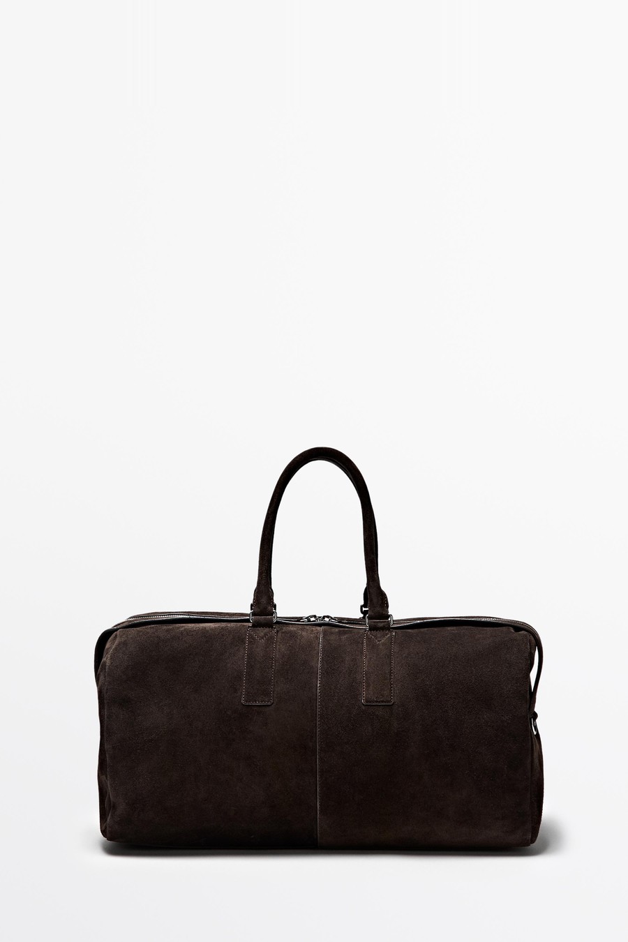 Suede travel bag — Massimo Dutti Summer Days