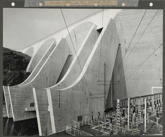 Grandval dam under construction, photograph by Gilles Ehrmann — Massimo Dutti