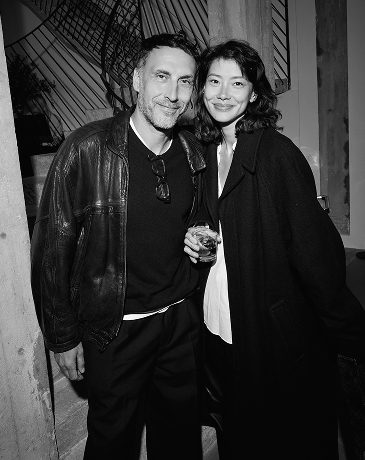 Quentin de Briey and Chloé Magno at the Limited Edition presentation in Paris — Massimo Dutti