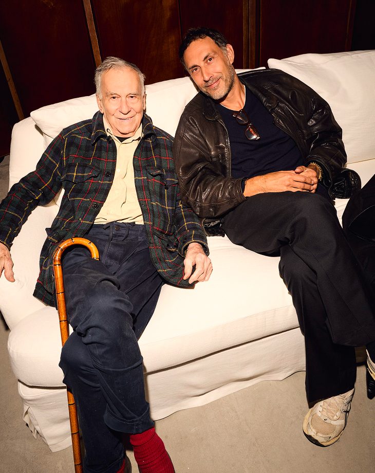 Yvon Lambert at the Limited Edition presentation in Paris — Massimo Dutti