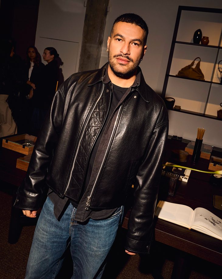 Karim Belghiran at the Limited Edition presentation in Paris — Massimo Dutti