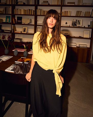 Louise Foillan at the Limited Edition presentation in Paris — Massimo Dutti