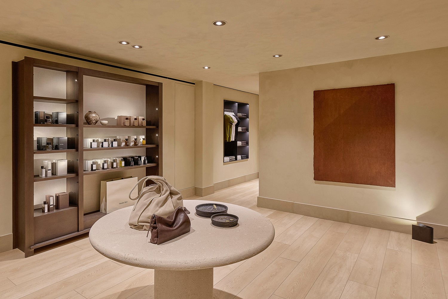 Interior of the Hannam store — Massimo Dutti Seoul