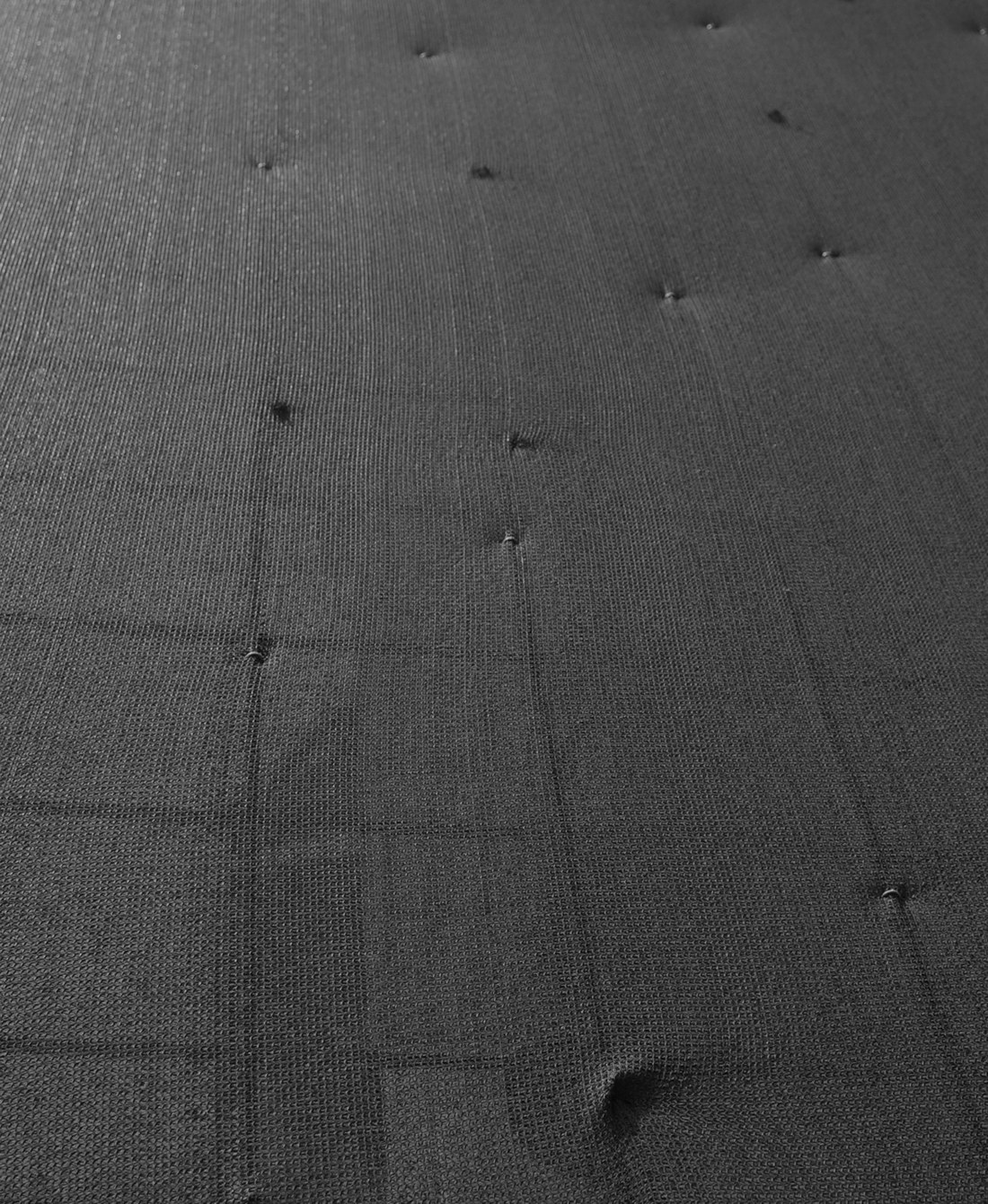 Dark quilted fabric — Echoes of a Place, Arale Reartes' playlist for Massimo Dutti