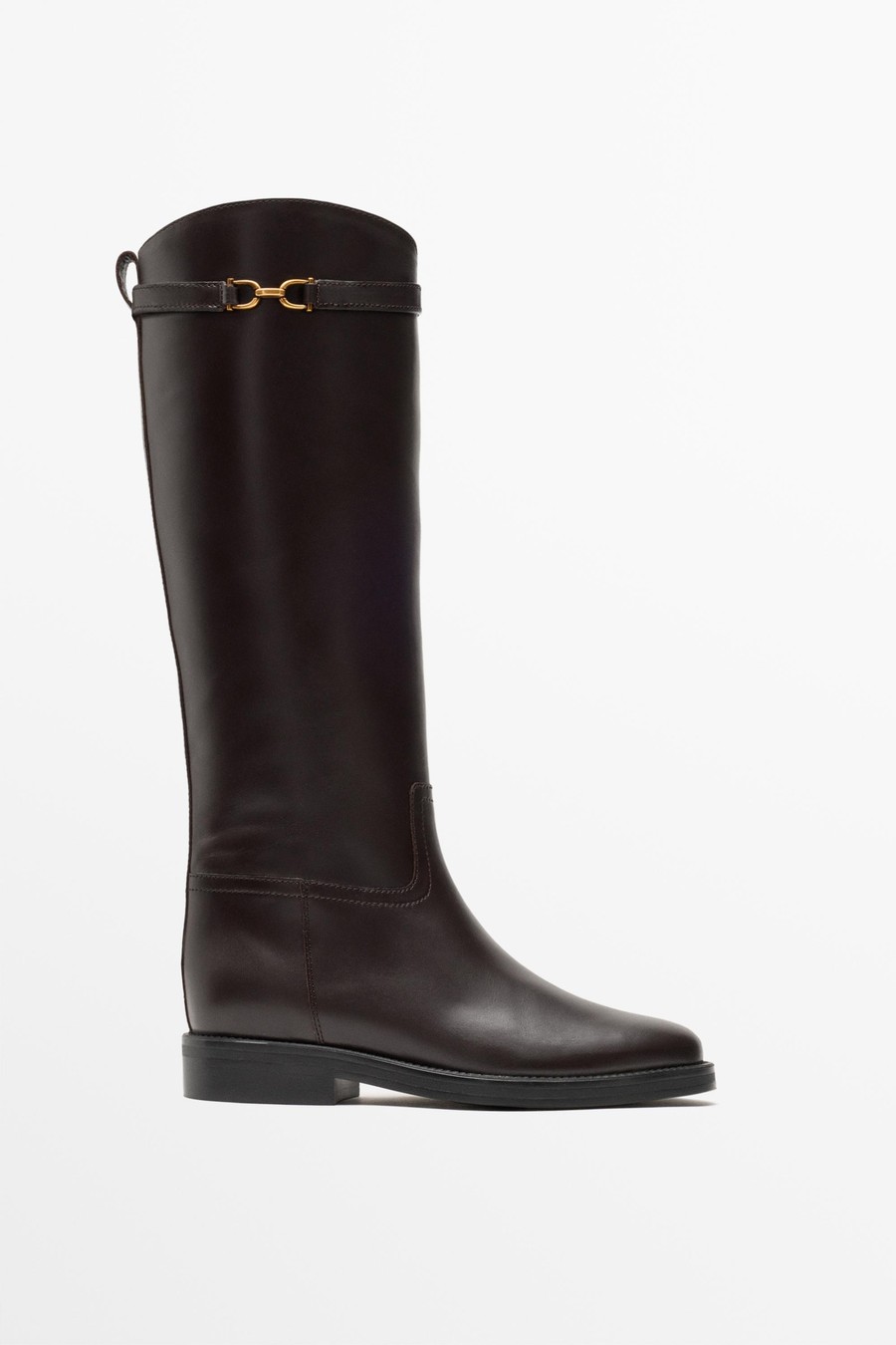 Leather riding boots — Massimo Dutti Fall Treasures