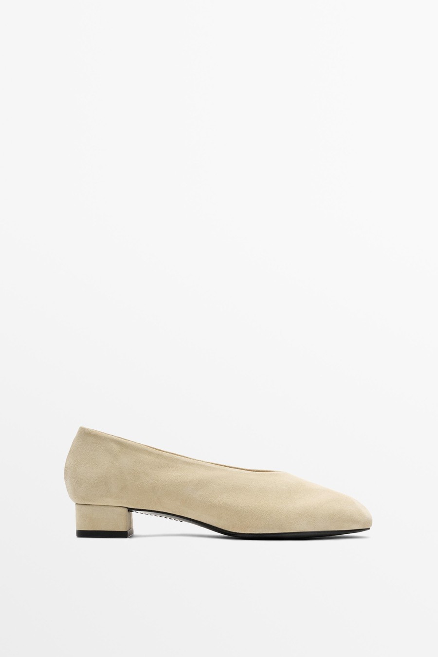 Suede leather heeled shoes — Massimo Dutti Fall Treasures