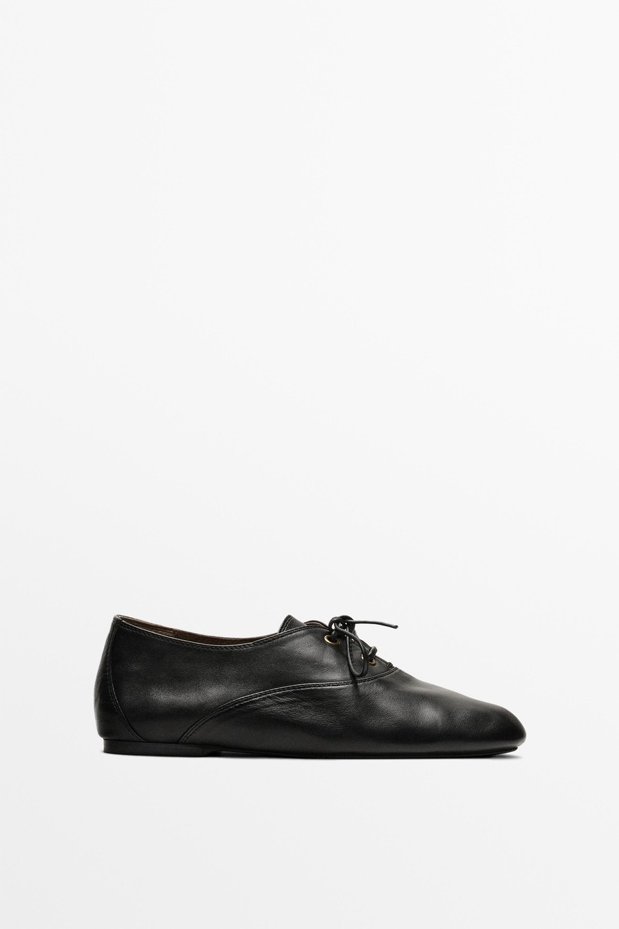 Soft leather lace-up shoes — Massimo Dutti Fall Treasures