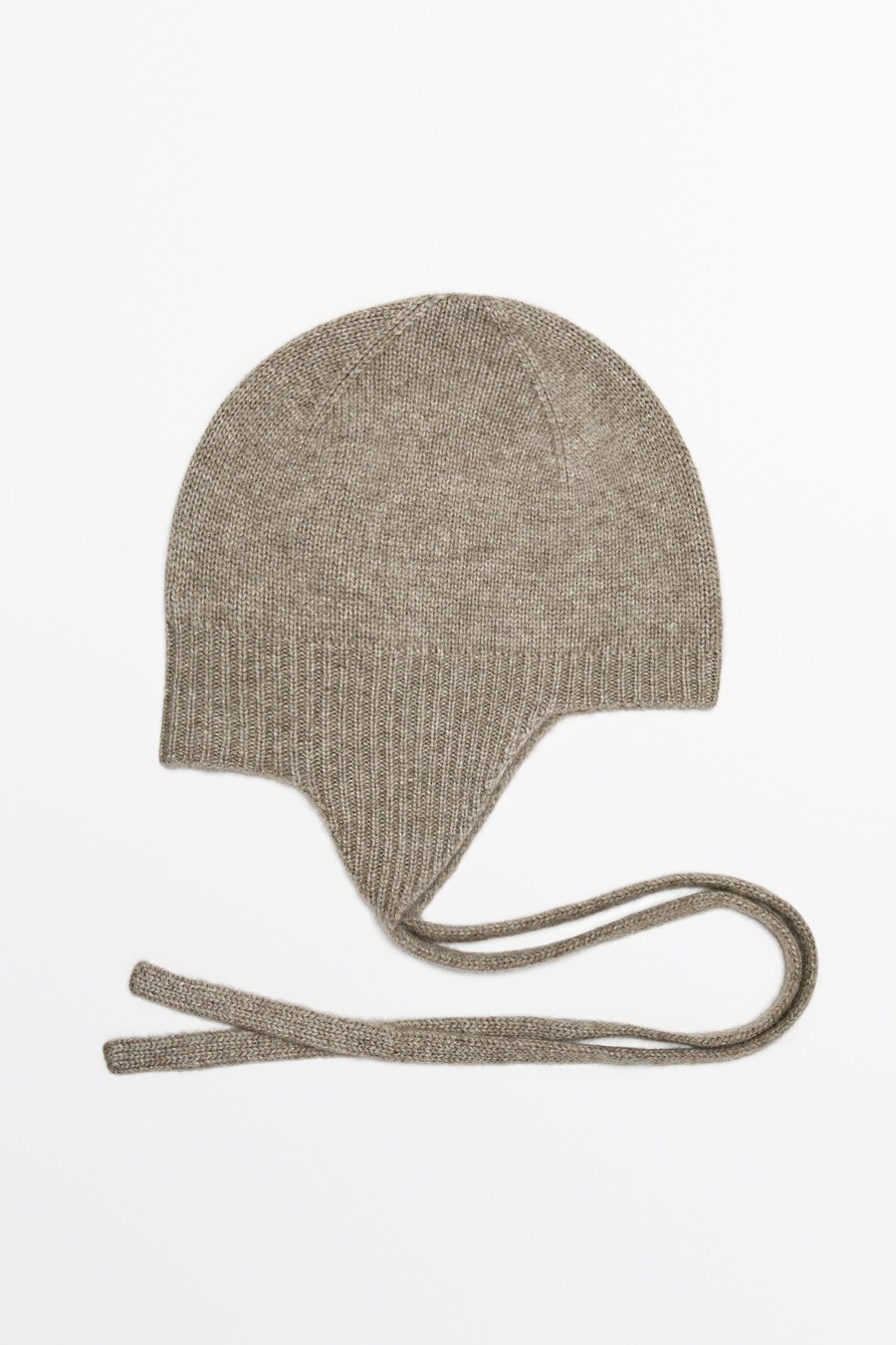 100% cashmere tie-detail hat — Massimo Dutti Fall Treasures