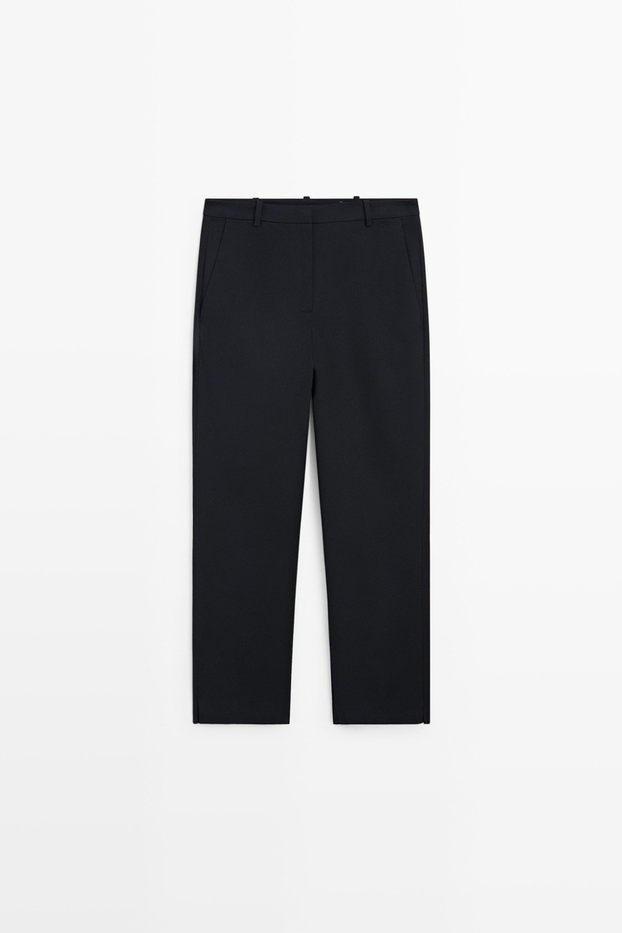 Stretch straight-fit trousers — Massimo Dutti Fall Treasures