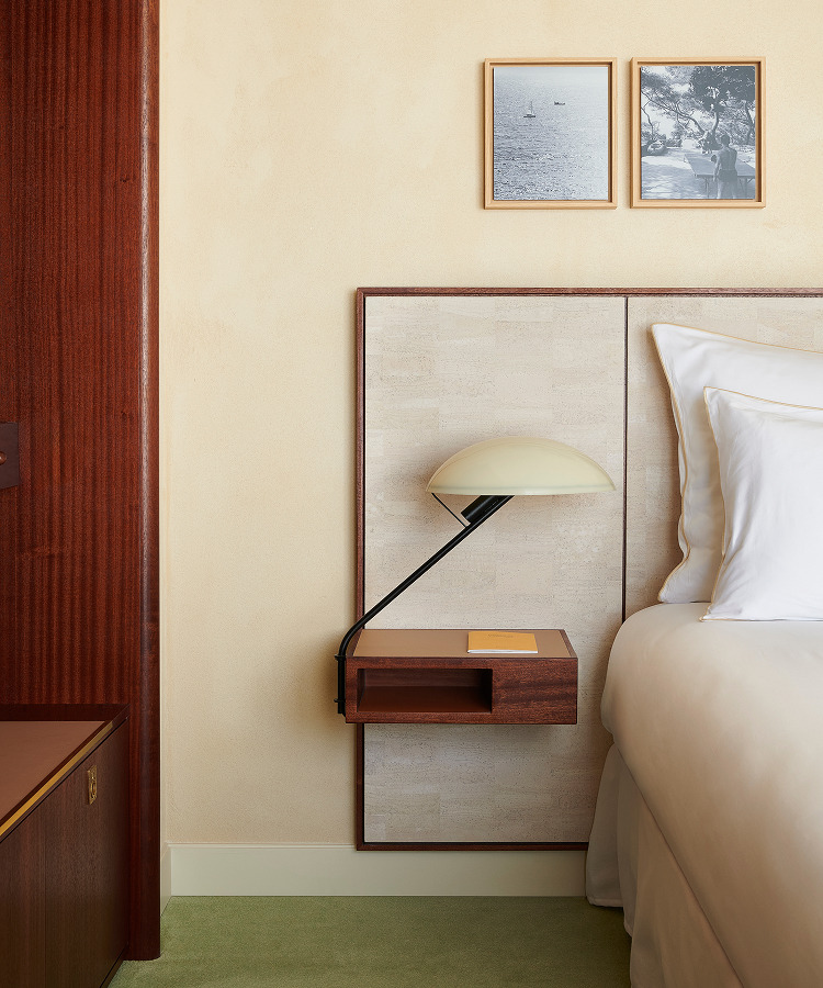 Room with interiors by Rodolphe Parente — Hôtel Le Provençal, Giens Peninsula