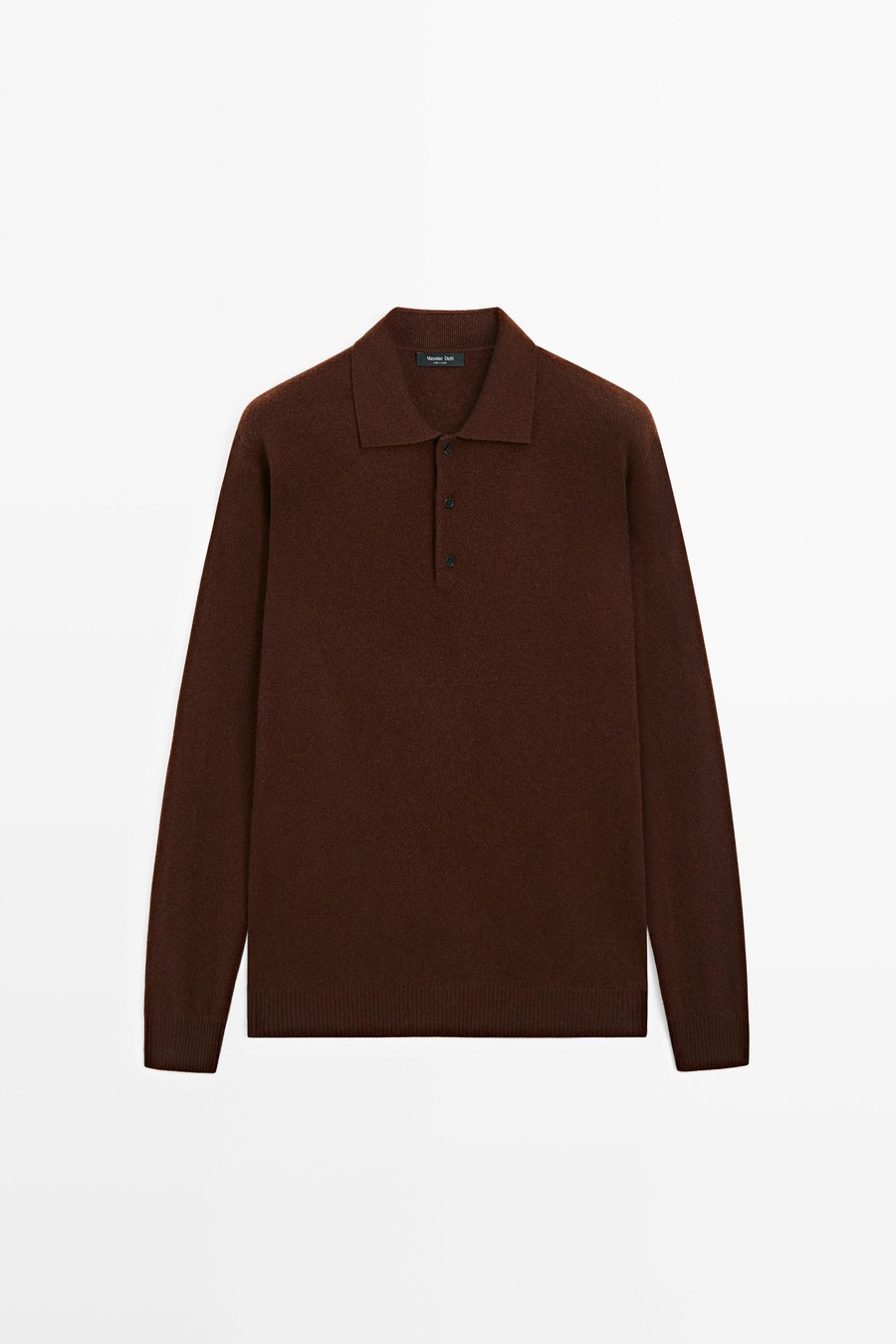 Wool-cashmere blend polo sweater — Massimo Dutti Fall Treasures