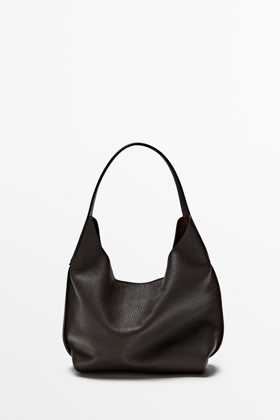 Nappa leather mini shoulder bag — Massimo Dutti London Fashion Week