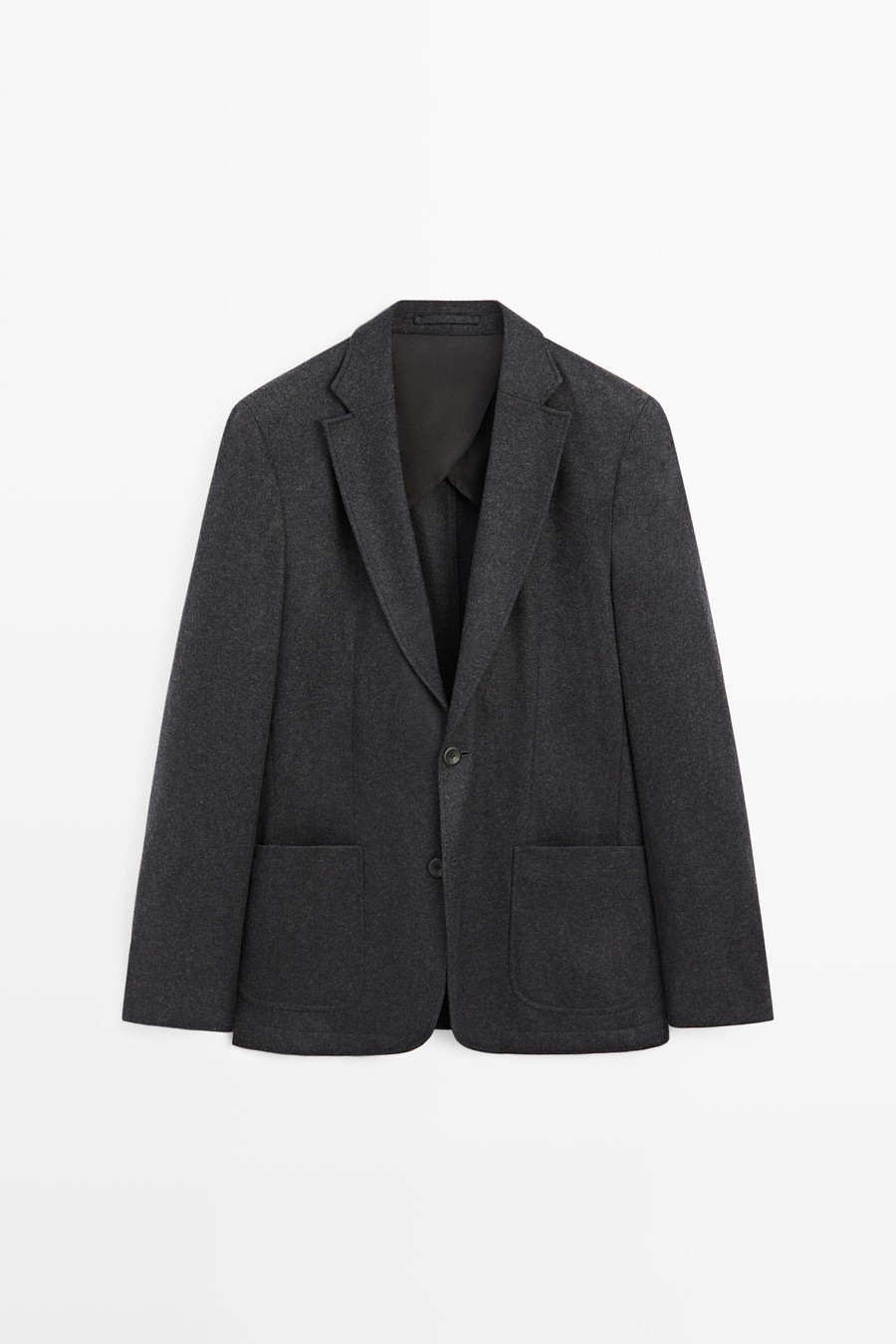 100% wool total look blazer — Massimo Dutti London Fashion Week