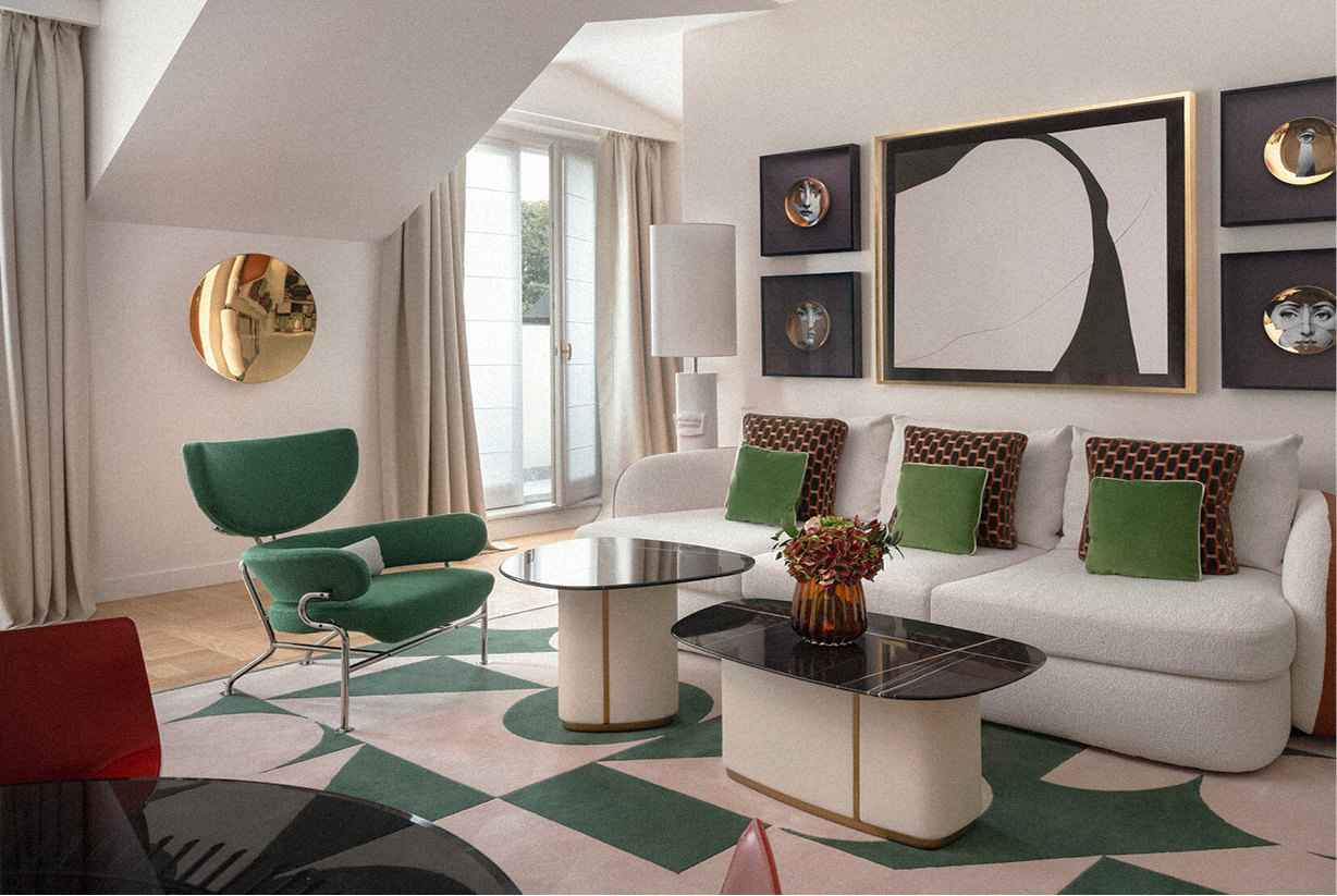Suite at the Four Seasons Hotel Milano — Massimo Dutti Milan Fashion Week
