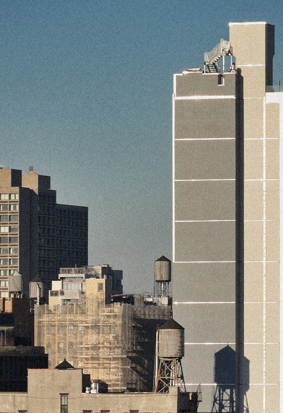 Water tower and façades on the Lower East Side — Massimo Dutti NY Fashion Week