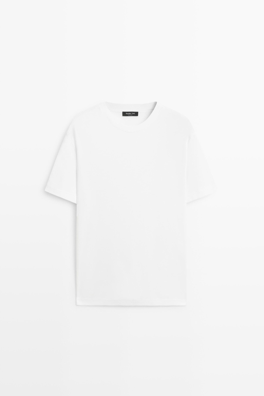 Short-sleeved T-shirt with seam detail — Massimo Dutti The Trench Edit