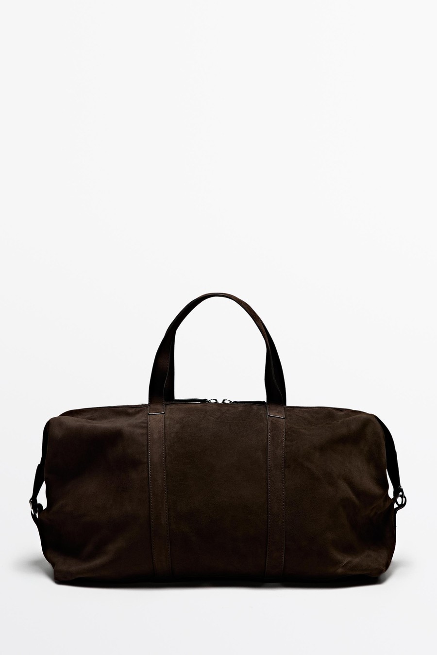 Suede leather sport bag — Massimo Dutti The Trench Edit