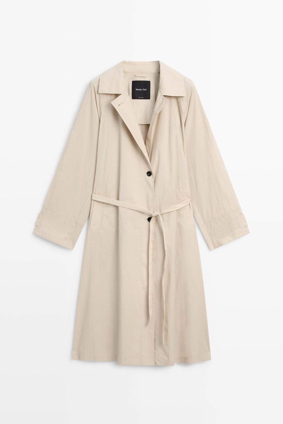 Long flowing trench coat — Massimo Dutti The Trench Edit